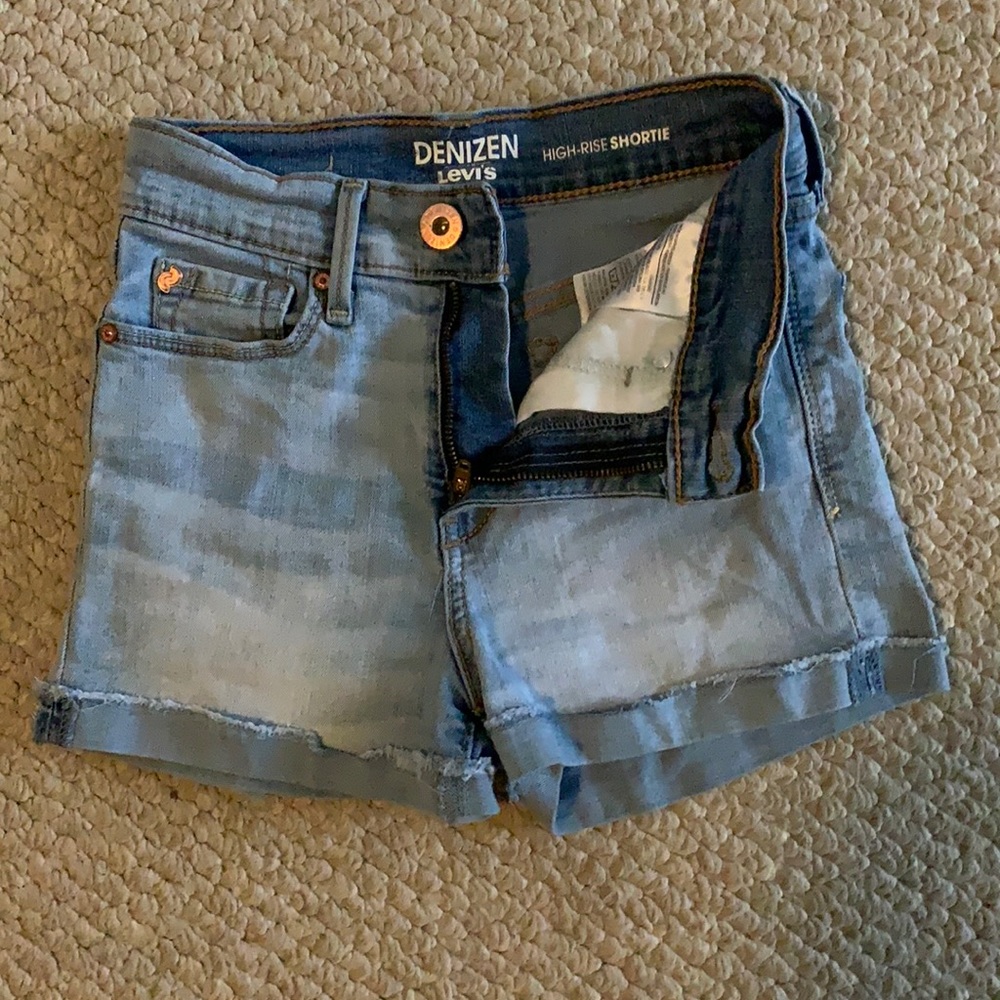 High Rise Shortie Shorts
